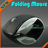 2.4G USB 2.0 Folding Mouse óptico s/ fio p/ PC Laptop